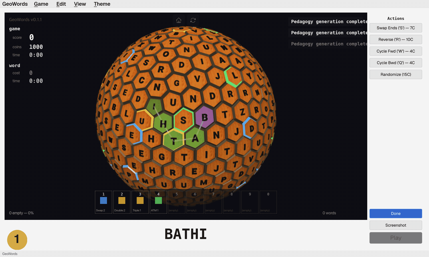 Trimming from the End